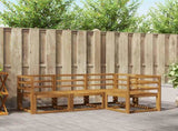 Outdoor Sofa Set 4 pcs Natural Solid Acacia Wood 3366307