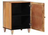 Sideboard with Storage Natural 40 x 33 x 75 cm Solid Mango Wood 4018284