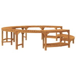 Round Hot Tub Enclosure Surround Brown Ø255 cm 3334766