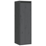TV Cabinets 4 pcs Grey Solid Wood Pine 3100251