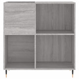 Record Cabinet Grey Sonoma 84.5x38x89 cm Engineered Wood 831770