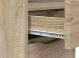 Bedside Table Sonoma Oak 30.5 x 30 x 43 cm Engineered Wood 888801