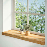 Window Sills 2 pcs Light Brown 90x30x2 cm Solid Wood Oak 4009151