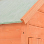 ZNTS Garden Storage Shed 71x60x213 cm Wood 170649