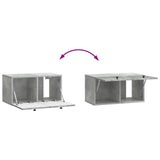 Wall-Mounted TV Cabinet Concrete Grey 59.5 x 31 x 30 cm 898028