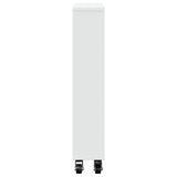 Narrow Storage Trolley White 48x13x68 cm Engineered Wood 855223