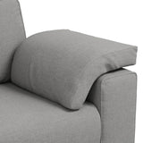 Sofa Set 2 pcs Cloud grey 219 x 77 x 82 cm Fabric 3324748