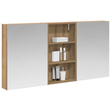 Bathroom Cabinet Set 3 pcs 140 x 14.5 x 70 cm Engineered wood 3403783