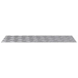 Stair Tread Rectangular 4 pcs Silver 80 x 30 cm Aluminium 4104306