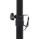 Studio Monitor Speaker Stands 2 pcs Black Steel 70083