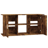 Aquarium Stand Smoked Oak 121x41x58 cm Engineered Wood 833620