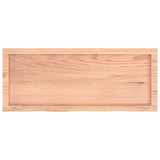 Table Top Light Brown 100x40x cm Treated Solid Wood Oak 3156364