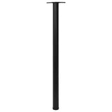 4 Height Adjustable Table Legs Black 1100 mm 242150
