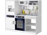 Pretend Play Toy Kitchen, Kids Kitchen Playset w/ Sounds, Lights, Running Water, Coffee Maker, T3398P422354
