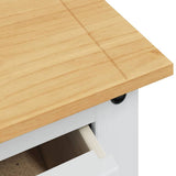 Storage Chests Corona White 92 x 48 x 114 cm Solid Pine Wood 42021197