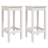 3 Piece Garden Bar Set White Solid Wood Pine 3154726