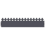 Lawn Edgings 30 pcs Anthracite 103 x 0.05 x 22 cm Steel 874794