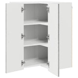 Wall Corner Cabinet LUCCA Grey Sonoma 57 x 57 x 80 cm 885081