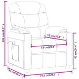 Massage Chair Wine Red Fabric 348085