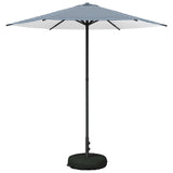 Garden Parasol with Base 230 x 230 cm Polyester Rectangular 42036221