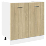 8 Piece Kitchen Cabinet Set Lyon Sonoma Oak Engineered Wood 3307656