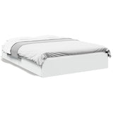 Bed Frame with Drawers without Mattress White 140x200 cm 3280657