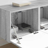 TV Wall Cabinet 2 pcs Grey Sonoma 39 x 31 x 29.5 cm 892182