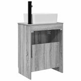 Bathroom Vanity with Sink Grey Sonoma 54 x 35 x 83 cm 890135