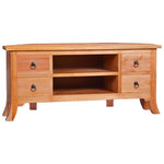 ZNTS TV Cabinet 100x40x45 cm Solid Mahogany Wood 288867