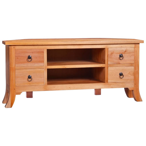 ZNTS TV Cabinet 100x40x45 cm Solid Mahogany Wood 288867