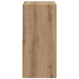 Bedside Table with Drawer 2 pcs Artisan Oak 35 x 32 x 68.5 cm 8000643