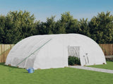 Greenhouse with Steel Frame White 24 m 6x4x2.85 m 3188116