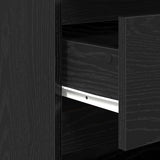 Sideboard Black Oak 70x41x75 cm Engineered Wood 862083
