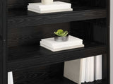 Book Cabinet 2 pcs Black Oak 80 x 30 x 155 cm Engineered Wood 3403004
