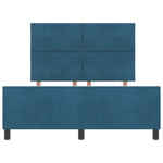 ZNTS Bed Frame Dark Blue 140x200 cm Velvet 3345015