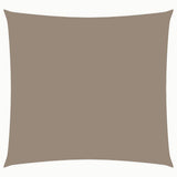Sunshade Sail Oxford Fabric Square 5x5 m Taupe 135416