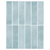 Rectangular Tile 50 pcs Grey Green 29 x 23 x 0.08 cm 42046176