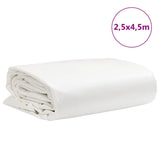 Tarpaulin White 2.5x4.5 m 650 g/m 156199