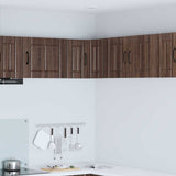 Wall Corner Cabinet LUCCA Brown Oak 57 x 57 x 40 cm 884962