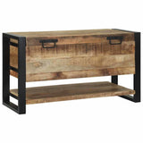 Storage Box with Storage Brown 80 x 35 x 45 cm Solid Mango wood 4015975
