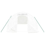 Greenhouse with Steel Frame White 18 m² 6x3x2 m 3188051