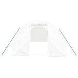 Greenhouse with Steel Frame White 18 m 6x3x2 m 3188051