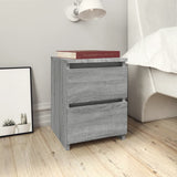 ZNTS Bedside Cabinets 2 pcs Grey Sonoma 30x30x40 cm Engineered Wood 815330