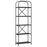 Bookshelf Black Oak 60 x 30 x 183 cm Engineered wood 879851