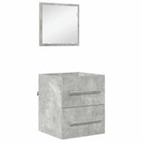 Bathroom Furniture Set with Drawer Grey 41 x 38.5 x 48 cm 875689