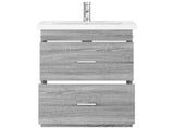 Bathroom Furniture Set Grey Sonoma 61 x 40 x 84.5 cm 3404371