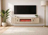 Electric Fireplace Sonoma 140.5 x 30 x 39 cm Engineered wood 8021001
