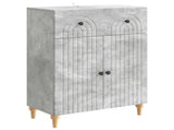 Sideboard Concrete Grey 66 x 34.5 x 90 cm Engineered Wood 894178
