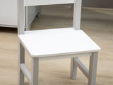 Kids Table and Chair Set w/ Whiteboard - Grey T3398P347716