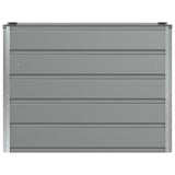 Planter Light Grey 100 x 40 x 75 cm Steel 42018133